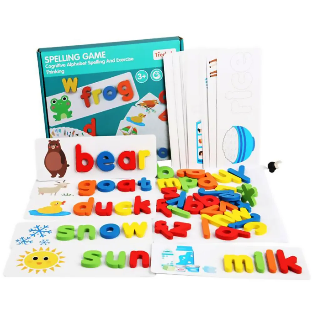 Spelling Games For Kids - Toy - Baby Toys - Learning Toys For Kids - Kids Learning Toys - Kids Learning Activities - Toddler Toys - Educational Toys - Montessori Toys - Pre School Educational Toys Spe